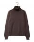 Zanone（ザノーネ）の古着「ミドルゲージタートルネックニット イタリア製」｜ブラウン