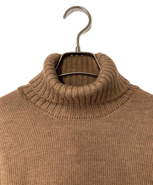Zanone（ザノーネ）Zanone (ザノーネ) タートルネックニット イタリア製 ブラウン サイズ:46の古着・服飾アイテム