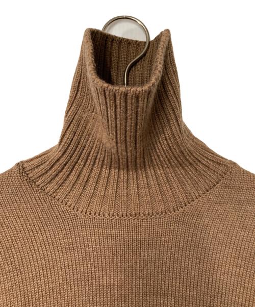 Zanone（ザノーネ）Zanone (ザノーネ) タートルネックニット イタリア製 ブラウン サイズ:46の古着・服飾アイテム