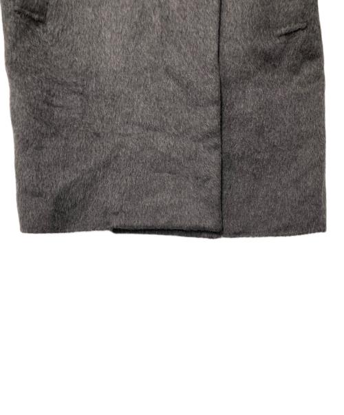 WEEKEND Max Mara（ウィークエンド マックスマーラ）WEEKEND Max Mara (ウィークエンド マックスマーラ) アルパカ混ダブルシャギーチェスターコート グレー サイズ:36の古着・服飾アイテム