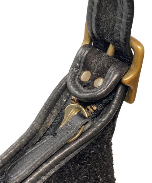 COACH（コーチ）COACH (コーチ) スエード ワンショルダーバッグ ブラックの古着・服飾アイテム