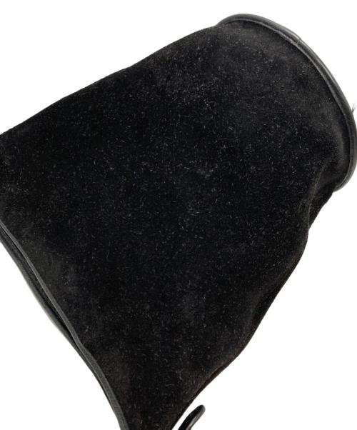 COACH（コーチ）COACH (コーチ) スエード ワンショルダーバッグ ブラックの古着・服飾アイテム