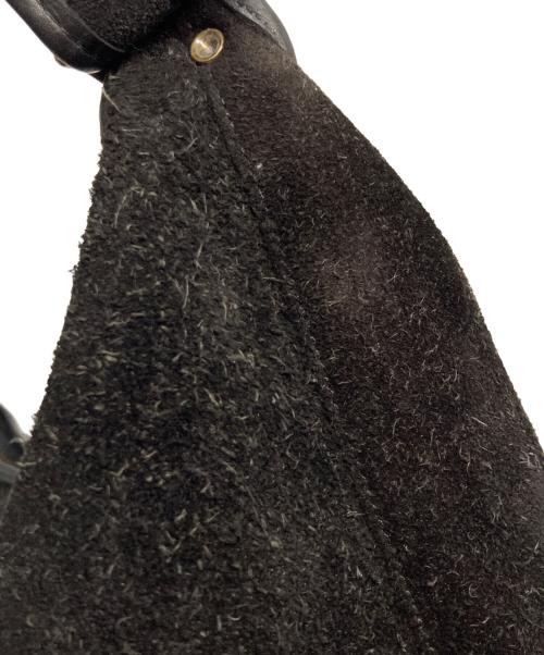 COACH（コーチ）COACH (コーチ) スエード ワンショルダーバッグ ブラックの古着・服飾アイテム