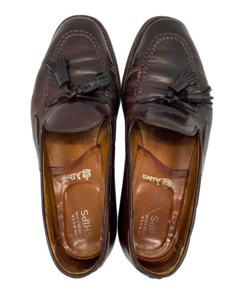 Alden（オールデン）Alden (オールデン) SHIPS (シップス) 別注 コードバン タッセルローファー バーガンディー サイズ:8 1/2の古着・服飾アイテム