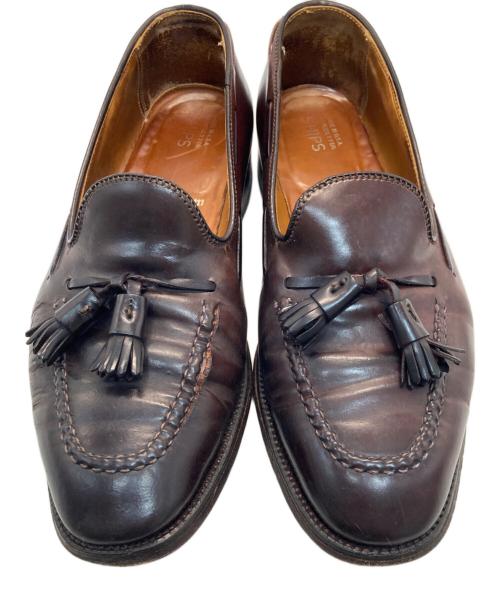 Alden（オールデン）Alden (オールデン) SHIPS (シップス) 別注 コードバン タッセルローファー バーガンディー サイズ:8 1/2の古着・服飾アイテム