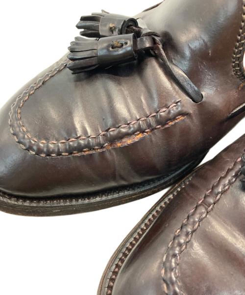 Alden（オールデン）Alden (オールデン) SHIPS (シップス) 別注 コードバン タッセルローファー バーガンディー サイズ:8 1/2の古着・服飾アイテム