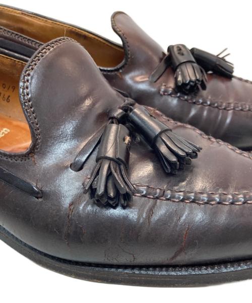 Alden（オールデン）Alden (オールデン) SHIPS (シップス) 別注 コードバン タッセルローファー バーガンディー サイズ:8 1/2の古着・服飾アイテム