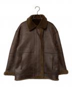 BEAUTY&YOUTHビューティーアンドユース）の古着「ボア×フェイクムートン リバーシブルジャケット」｜ブラウン
