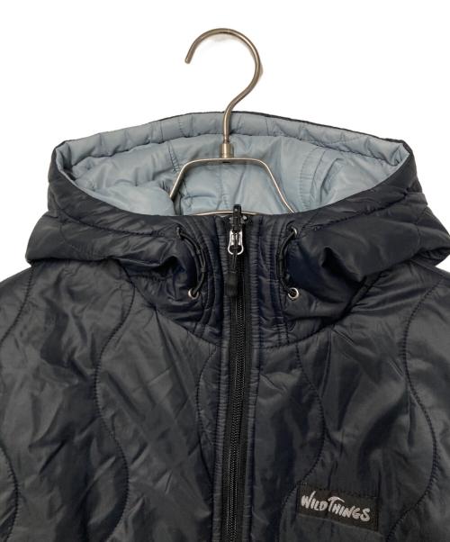 WILD THINGS（ワイルドシングス）WILD THINGS (ワイルドシングス) リバーシブルプリマロフトジャケット ブラック×グレー サイズ:XSの古着・服飾アイテム