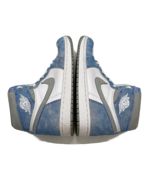 NIKE（ナイキ）NIKE (ナイキ) Air Jordan 1 High OG ブルー×ホワイト サイズ:UK7/EUR41/cm26/BR39.5の古着・服飾アイテム