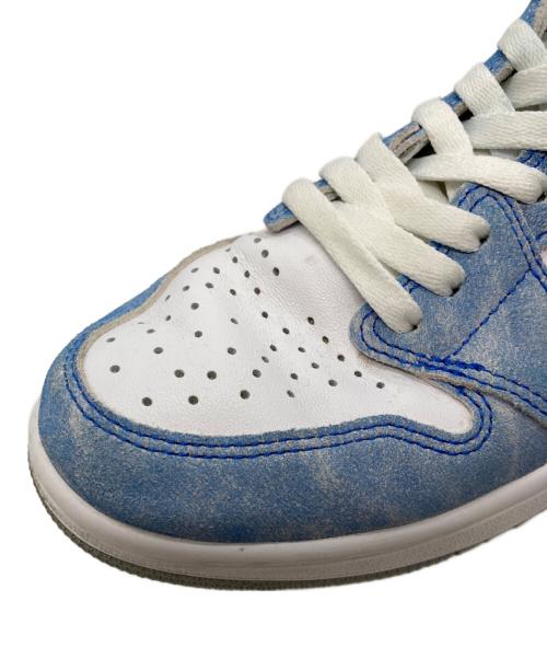 NIKE（ナイキ）NIKE (ナイキ) Air Jordan 1 High OG ブルー×ホワイト サイズ:UK7/EUR41/cm26/BR39.5の古着・服飾アイテム