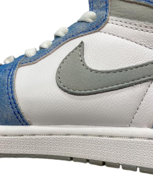 NIKE（ナイキ）NIKE (ナイキ) Air Jordan 1 High OG ブルー×ホワイト サイズ:UK7/EUR41/cm26/BR39.5の古着・服飾アイテム