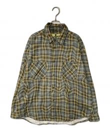 SSZ（エスエスズィー）の古着「FUNK CHK Shirt」｜グレー×イエロー