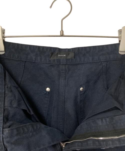 Vuja De（ヴジャデ）VUJA DE (ヴジャデ) ダメージ加工 ダブルニーペインターパンツ ネイビー サイズ:Sの古着・服飾アイテム