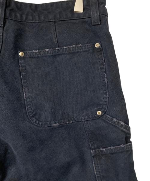 Vuja De（ヴジャデ）VUJA DE (ヴジャデ) ダメージ加工 ダブルニーペインターパンツ ネイビー サイズ:Sの古着・服飾アイテム