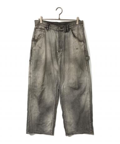 中古・古着通販】ANCELLM (アンセルム) AGING PAINTER PANTS グレー