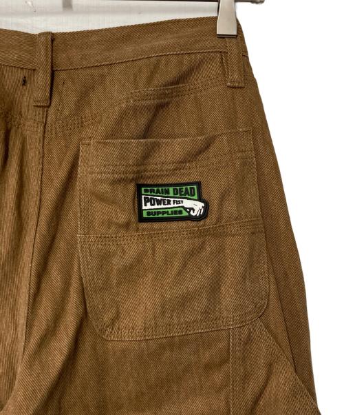 BRAIN DEAD（ブレインデッド）BRAIN DEAD (ブレインデッド) ブル デニム ダブルニー ユーティリティ パンツ ブラウン サイズ:W30の古着・服飾アイテム