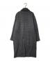 ATON (エイトン) AIR DOUBLE MELTON LODEN COAT グレー×ネイビー サイズ:04：15000円
