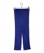 me ISSEY MIYAKEミーイッセイ ミヤケ）の古着「プリーツパンツ」｜パープル