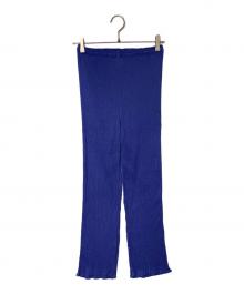 me ISSEY MIYAKE（ミーイッセイ ミヤケ）の古着「プリーツパンツ」｜パープル