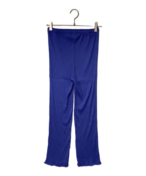 me ISSEY MIYAKE（ミーイッセイ ミヤケ）me ISSEY MIYAKE (ミーイッセイ ミヤケ) プリーツパンツ パープル サイズ:表記無しの古着・服飾アイテム