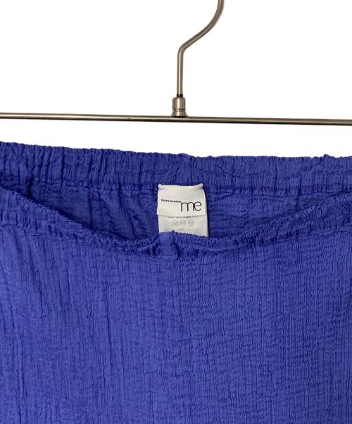 me ISSEY MIYAKE（ミーイッセイ ミヤケ）me ISSEY MIYAKE (ミーイッセイ ミヤケ) プリーツパンツ パープル サイズ:表記無しの古着・服飾アイテム