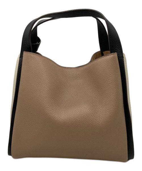 Kate Spade（ケイトスペード）Kate Spade (ケイトスペード) ノット ミディアム クロスボディ トート ピンク×アイボリーの古着・服飾アイテム