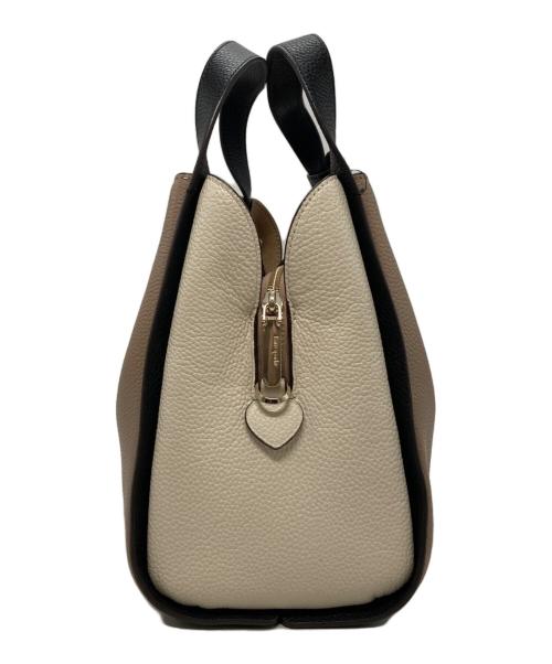 Kate Spade（ケイトスペード）Kate Spade (ケイトスペード) ノット ミディアム クロスボディ トート ピンク×アイボリーの古着・服飾アイテム