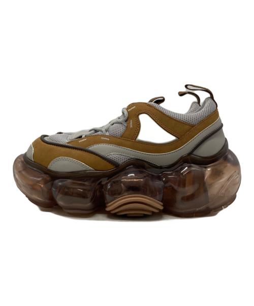 grounds（グラウンズ）grounds (グラウンズ) MOOPIE JAWS グレー×ブラウン サイズ:EU42/US9/UK8/CM27の古着・服飾アイテム