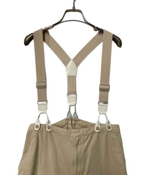 Spick and Span（スピック＆スパン）Spick and Span (スピック＆スパン) サスペンダー付きワーカーパンツ ベージュ サイズ:38の古着・服飾アイテム