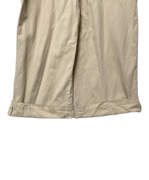 Spick and Span（スピック＆スパン）Spick and Span (スピック＆スパン) サスペンダー付きワーカーパンツ ベージュ サイズ:38の古着・服飾アイテム