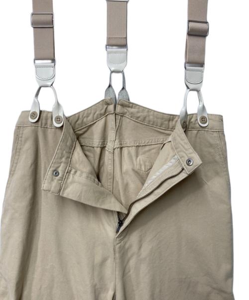 Spick and Span（スピック＆スパン）Spick and Span (スピック＆スパン) サスペンダー付きワーカーパンツ ベージュ サイズ:38の古着・服飾アイテム