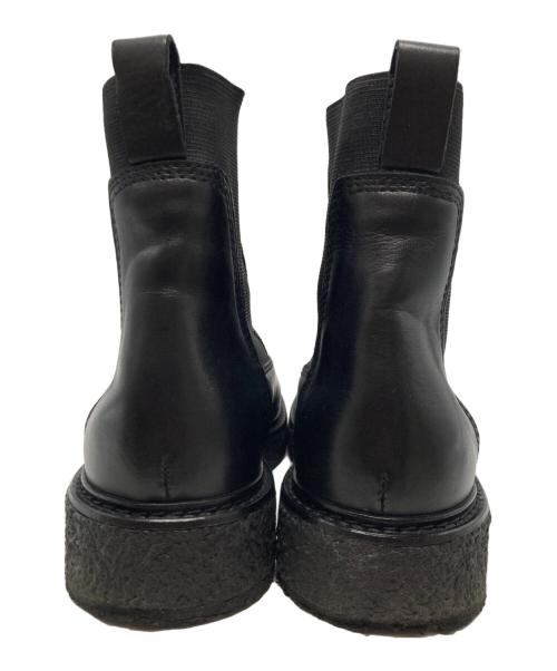EMPORIO ARMANI（エンポリオアルマーニ）EMPORIO ARMANI (エンポリオアルマーニ) 厚底サイドゴアブーツ ブラック サイズ:6の古着・服飾アイテム
