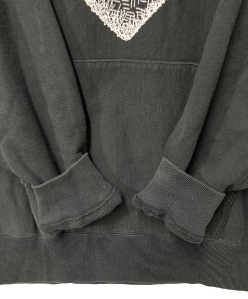 HUMAN MADE（ヒューマンメイド）HUMAN MADE (ヒューマンメイド) KAWS (カウズ) PIZZA HOODIE グレー サイズ:Lの古着・服飾アイテム