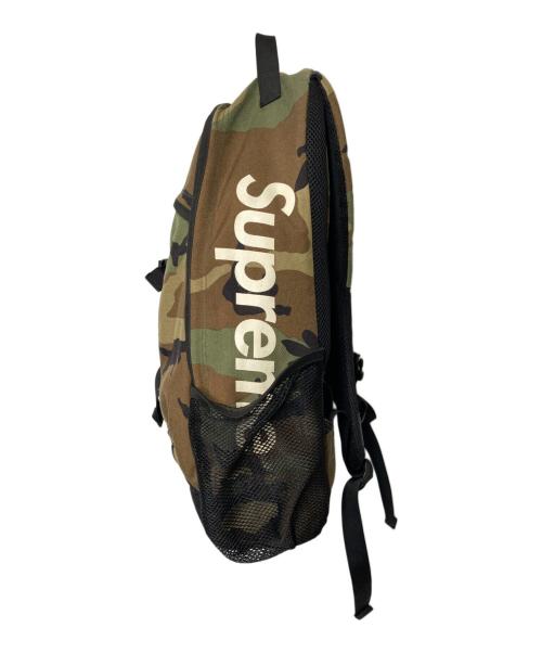 SUPREME（シュプリーム）Supreme (シュプリーム) カモ柄バックパック カーキ×ブラウンの古着・服飾アイテム