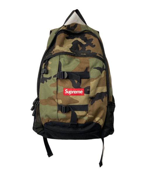 SUPREME（シュプリーム）Supreme (シュプリーム) カモ柄バックパック カーキ×ブラウンの古着・服飾アイテム