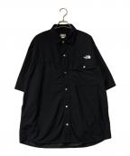 THE NORTH FACEザ ノース フェイス）の古着「S/S Nuptse Shirt ショートスリーブヌプシシャツ」｜ブラック