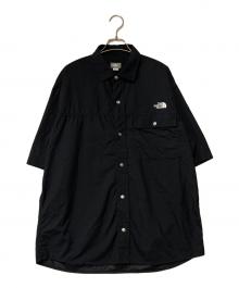 THE NORTH FACE（ザ ノース フェイス）の古着「S/S Nuptse Shirt ショートスリーブヌプシシャツ」｜ブラック