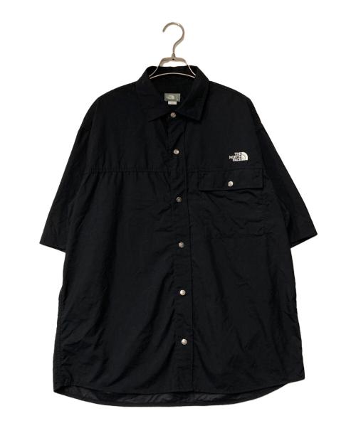 THE NORTH FACE（ザ ノース フェイス）THE NORTH FACE (ザ ノース フェイス) S/S Nuptse Shirt ショートスリーブヌプシシャツ ブラック サイズ:XLの古着・服飾アイテム