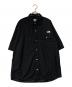 THE NORTH FACE（ザ ノース フェイス）の古着「S/S Nuptse Shirt ショートスリーブヌプシシャツ」｜ブラック
