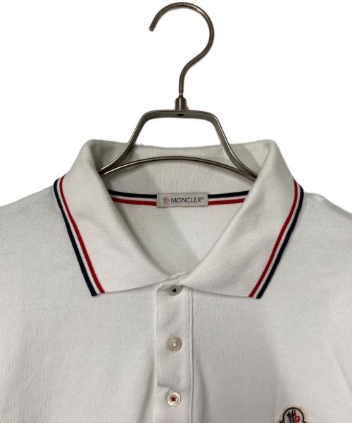 MONCLER（モンクレール）MONCLER (モンクレール) MAGLIA POLO MANICA CORTA ホワイト サイズ:Ｍの古着・服飾アイテム