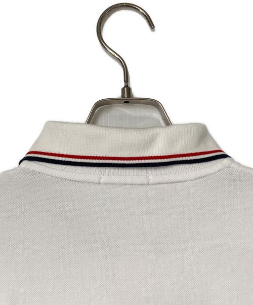 MONCLER（モンクレール）MONCLER (モンクレール) MAGLIA POLO MANICA CORTA ホワイト サイズ:Ｍの古着・服飾アイテム