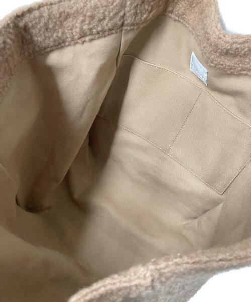 LUDLOW（ラドロー）LUDLOW (ラドロー) フリルファートートバッグ ブラウンの古着・服飾アイテム