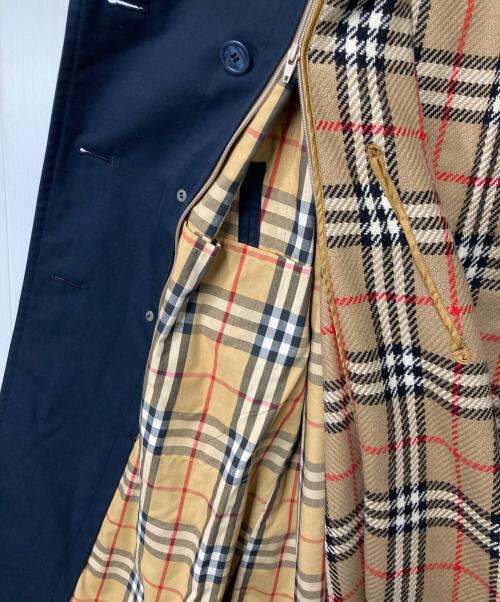 Burberry's（バーバリー）Burberry's (バーバリーズ) 90's 白タグ ノヴァチェックライナー付トレンチコート ネイビー サイズ:11AB3の古着・服飾アイテム