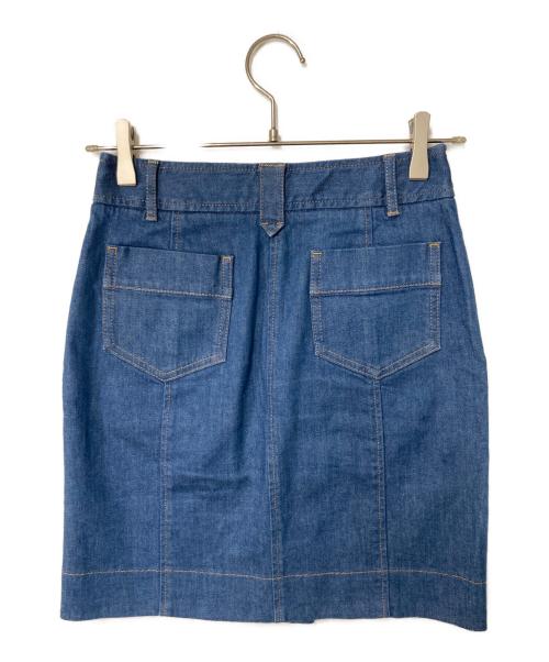 BURBERRY BLUE LABEL（バーバリー ブルー レーベル）BURBERRY BLUE LABEL (バーバリー ブルー レーベル) デニムミニスカート インディゴ サイズ:36の古着・服飾アイテム