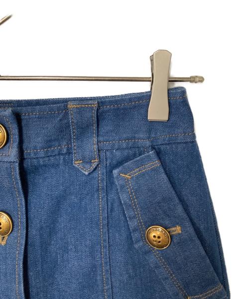 BURBERRY BLUE LABEL（バーバリー ブルー レーベル）BURBERRY BLUE LABEL (バーバリー ブルー レーベル) デニムミニスカート インディゴ サイズ:36の古着・服飾アイテム