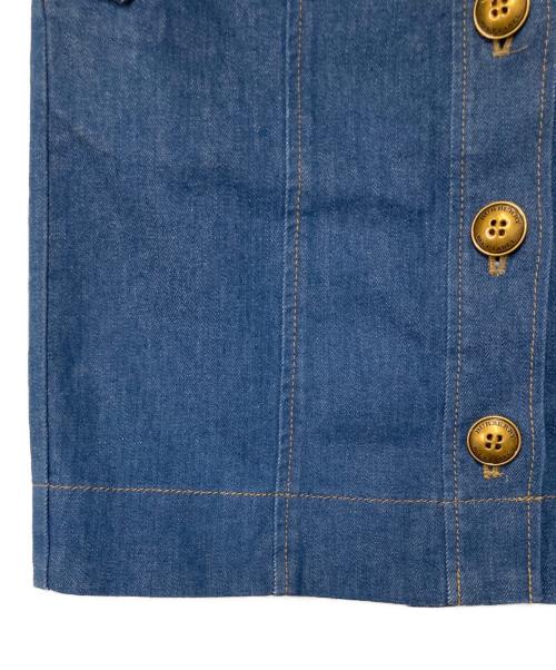 BURBERRY BLUE LABEL（バーバリー ブルー レーベル）BURBERRY BLUE LABEL (バーバリー ブルー レーベル) デニムミニスカート インディゴ サイズ:36の古着・服飾アイテム