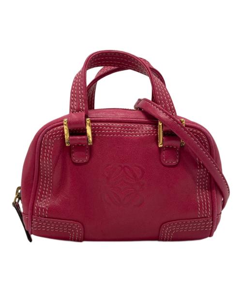 LOEWE（ロエベ）LOEWE (ロエベ) マイクロミニ アマソナ ショルダーバッグ ピンクの古着・服飾アイテム