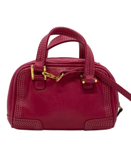 LOEWE（ロエベ）LOEWE (ロエベ) マイクロミニ アマソナ ショルダーバッグ ピンクの古着・服飾アイテム