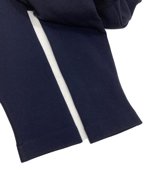 Leilian WHITE LABEL（レリアン ホワイトレーベル）Leilian WHITE LABEL (レリアン ホワイトレーベル) ボア切替ニットワンピース ネイビー サイズ:9の古着・服飾アイテム